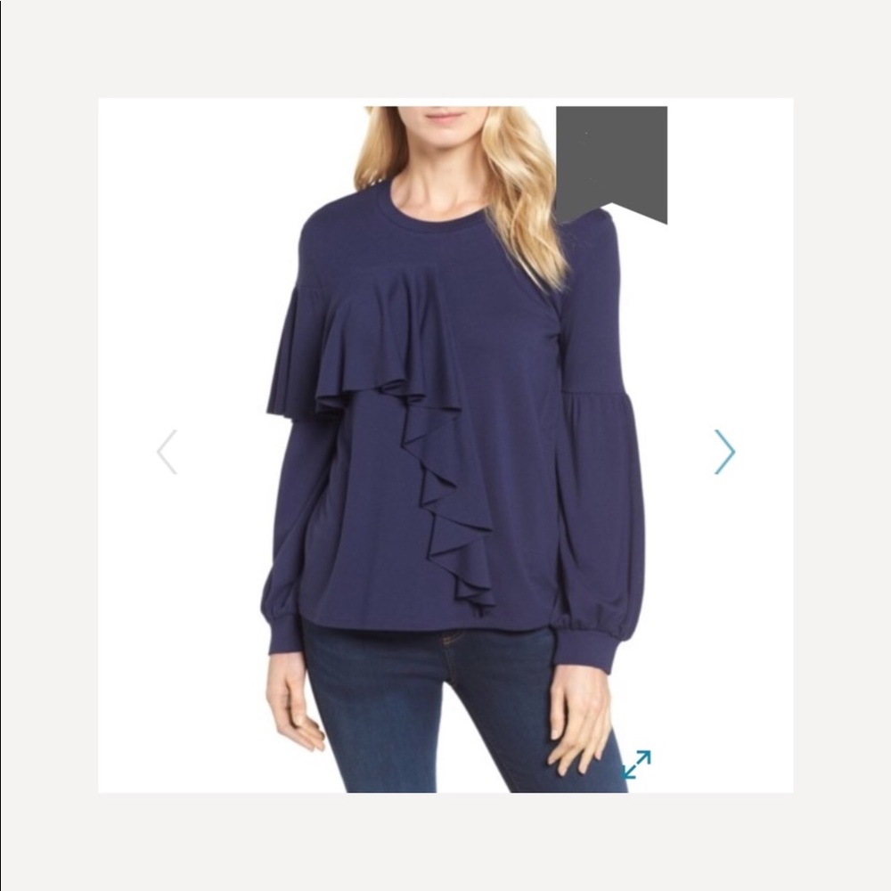 Halogen Asymmetrical Knit Top